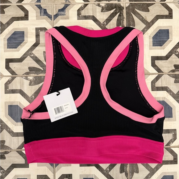 Beach Riot Gwen Tank Top in Pink and Black size Large - Picture 2 of 3